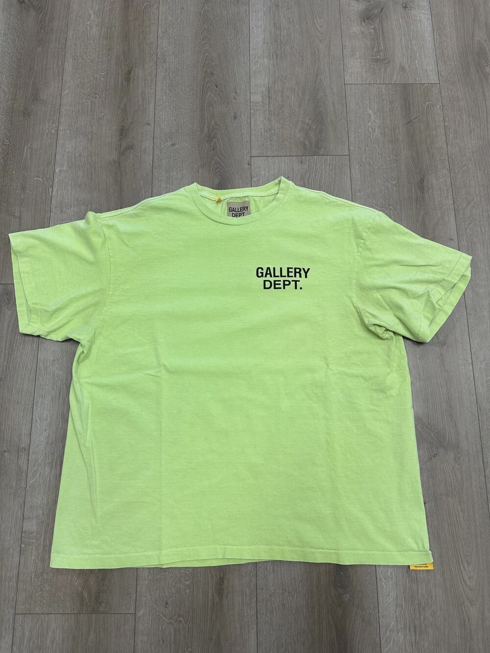 Gallery Dept. Vintage Souvenir Tee 'Lime Green' size XL SF